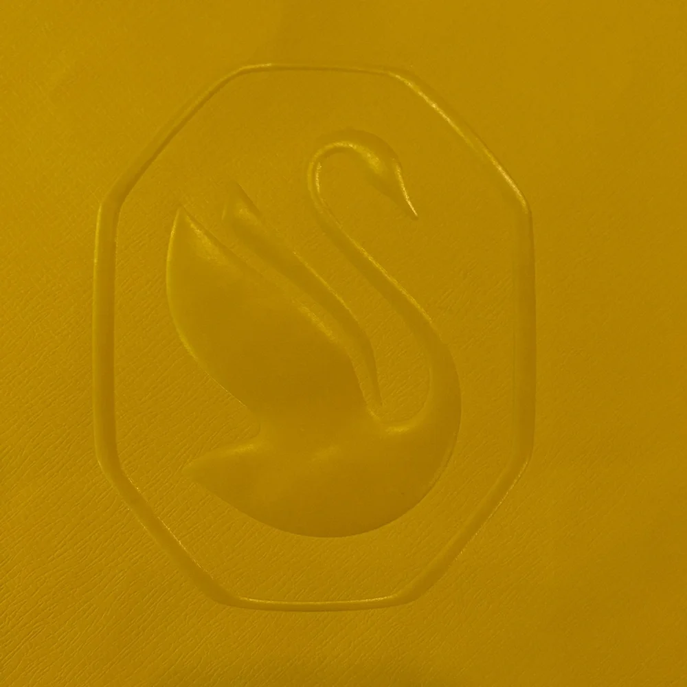 Swarovski Yellow Swan Logo Gift Bag